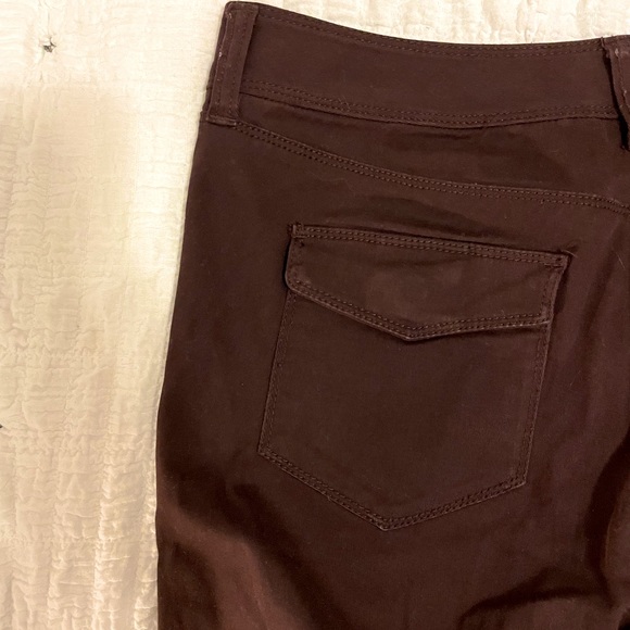 LOFT Modern Skinny Pants - Burgundy - Picture 3 of 4